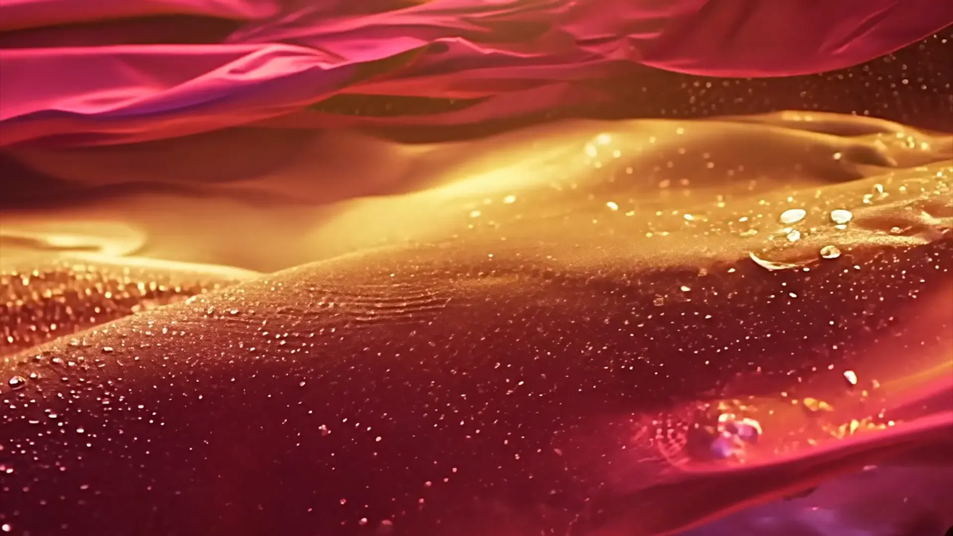 Luxurious Silk Particle Element Background for Visual Design